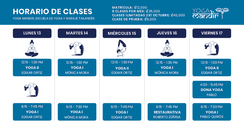 Horario Octubre